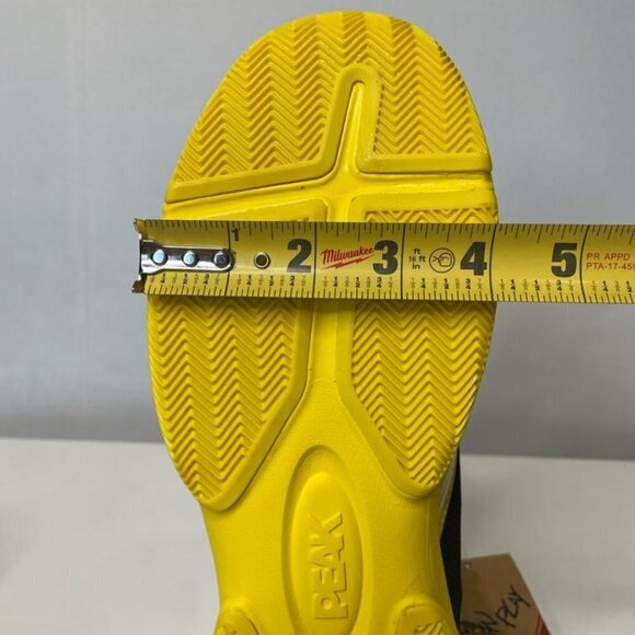 Men Peak Sport Basketball Yellow Mens Sneaker Size 8.5 - Picture 6 of 11